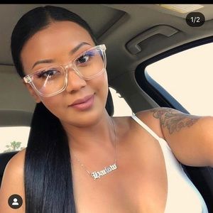 Non-prescription qua blue light glasses